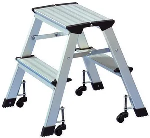 Treppe, fahrbar, 2x2 Treppe, Aluminium, WEDO